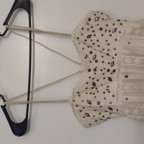 NWT Free People Studded Party Dress Maxi Dress size 4 RARE - Picture 3 of 16